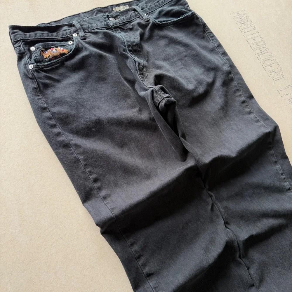 Y2K Polo Ralph Lauren Baggy Embroidered Pony Jeans‎